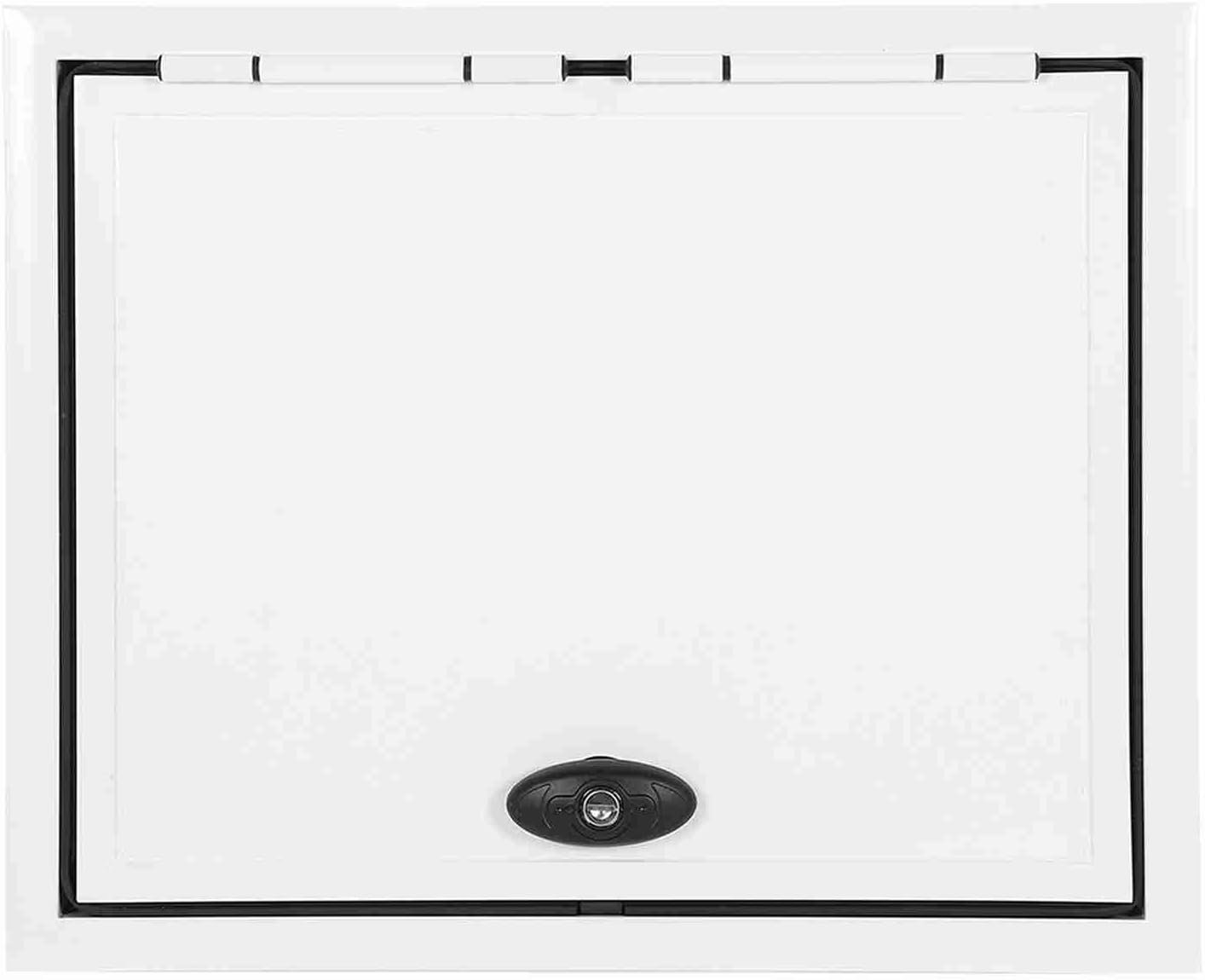 RV Access Storage Door 20 X 16in RV Baggage Door with Lock 120 Deg Opening Heavy Duty Door for Trailer