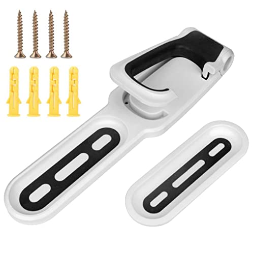 WIUSOODE Suporte de bicicleta Suporte de armazenamento ajustável para parede Suporte de plástico ver