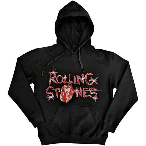Sweat à capuche The Rolling Stones Hackney Diamonds noir de Rock Off