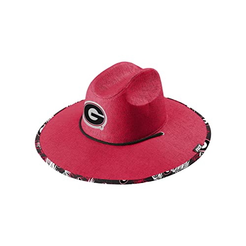 Image of FOCO Georgia Bulldogs NCAA Team Color Straw Hat