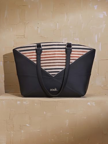 Image of ZOUK Rhea Kapoor Tote Bag - | Elegant Vegan Leather Tote for Women |