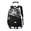 A005# Black Graffiti-6 Wheels