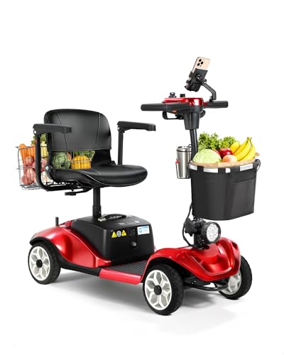 MobiCyc MS08 4-Wheel Mobility Scooter for Adults & Seniors, 15