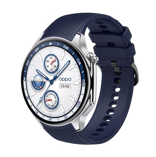 GIOPUEY Strap Compatible with OnePlus Watch 3/2/2R, Soft silicone Watch Strap
