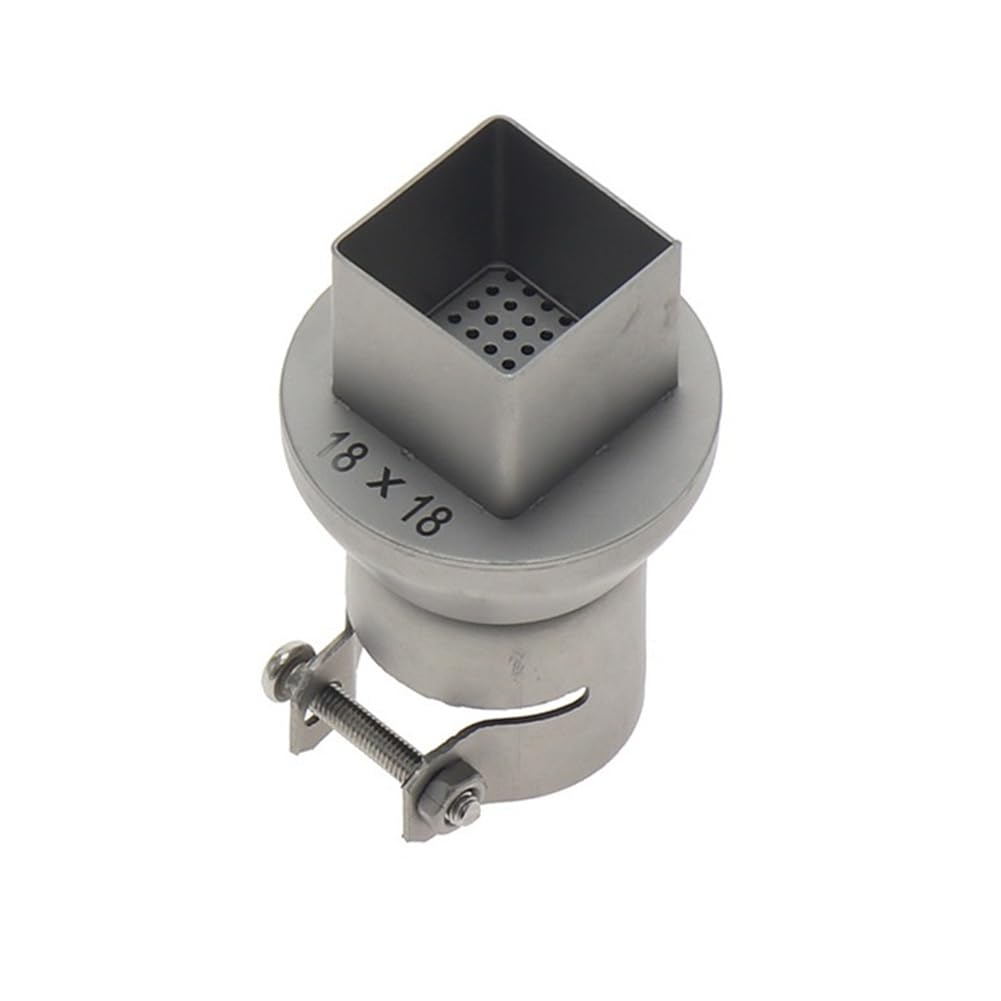 Littimoon 1pcs BGA Nozzle SMD Welding Nozzle 850 Hot Air Welding Station Nozzles,Universal BGA Nozzle Welding Accessories 18x18mm