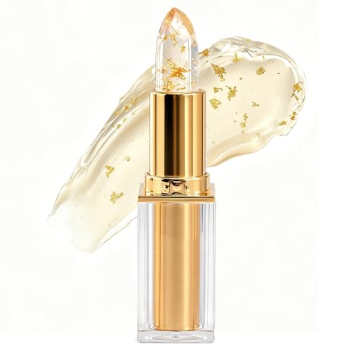 Kivora Lipstick For Older Women Kivora Signature Lipstick PH Adjusting Lipsticks Transparent Colour Changing Lipsticks with Gold Foil Long-Lasting 24 Hours Hydration Deep Nourishment (1PC)