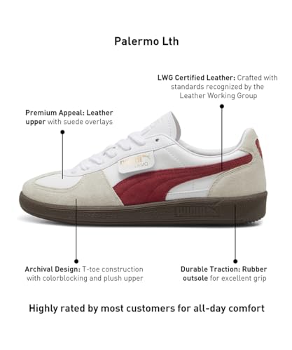Image of Puma Mens Palermo Leather Shoes