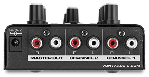 Vonyx STM500BT 2-kanaals mixer met Bluetooth en mp3 speler - Image 4