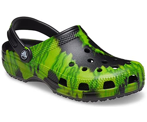 Image of Crocs Unisex Adult Black /Lime Punch Clog (205453)