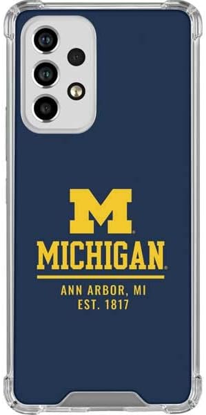 Skinit Clear Phone Case Compatible with Galaxy A53 5G - Officially Licensed University of Michigan M Logo Bold Design