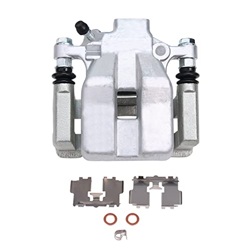 Image of Detroit Axle - Rear Brake Kit for 2008-2011 Toyota Avalon 2007-2011 Camry | 2007-2012 Lexus ES350, 2008 2009 2010, 2 Drilled & Slotted Brake Rotors + 1 Left Brake Caliper