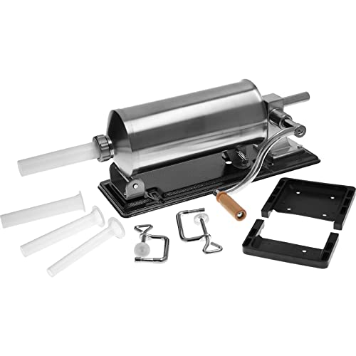 Insaccatrice per Salsicce 3kg + Imbuti di 4 misure + Budelli naturali ø 30mm - 15m - Alcofermbrew