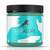 Therazure Horse Hoof Thrush Treatment Clay and White Line Equine Care: Effective on Horses, Cows, Goats, Sheep, Pigs and All Hooved Animals- 20 oz Jar New Heat Resistant Formula*
