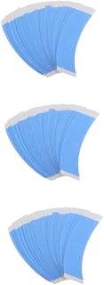 NIYANGLE 3 Paquetes De Cinta Adhesiva De Doble Cara Para Pelucas Adhesiva Para Extensiones De Cabello Color Azul