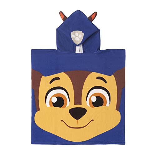 Asciugamano Poncho In Microfibra Chase Paw Patrol