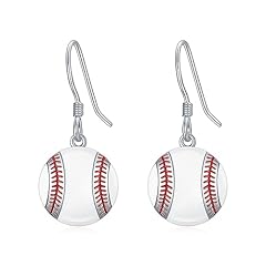 01-Baseball Dangle Earrings