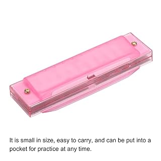 PATIKIL Clearly Colorful Lot de 2 harmonica translucide à 10 trous en ABS rose avec boîte en PVC pour instruments de… - Les Beatles, Paul McCartney, John Lennon, RIngo Starr, George Harrison PATIKIL Clearly Colorful Lot de 2 harmonica translucide à 10 trous en ABS rose avec boîte en PVC pour instruments de… – Image 4