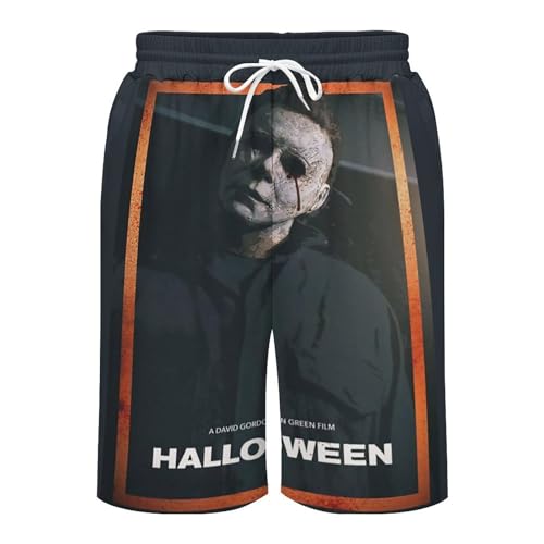 Short Sweatpants Halloween Michael Myers Bathing Suit Swimming Trunks for Men Summer Beach Shorts Swim Shorts4