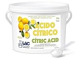 2 KG Ácido Cítrico anhidro natural 100% puro laboratorios LAC. Incluye cucharilla dosificadora