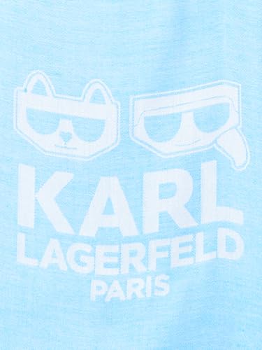 KARL LAGERFELD womens Karl/Choupette Logo Lightweight Pashmina2