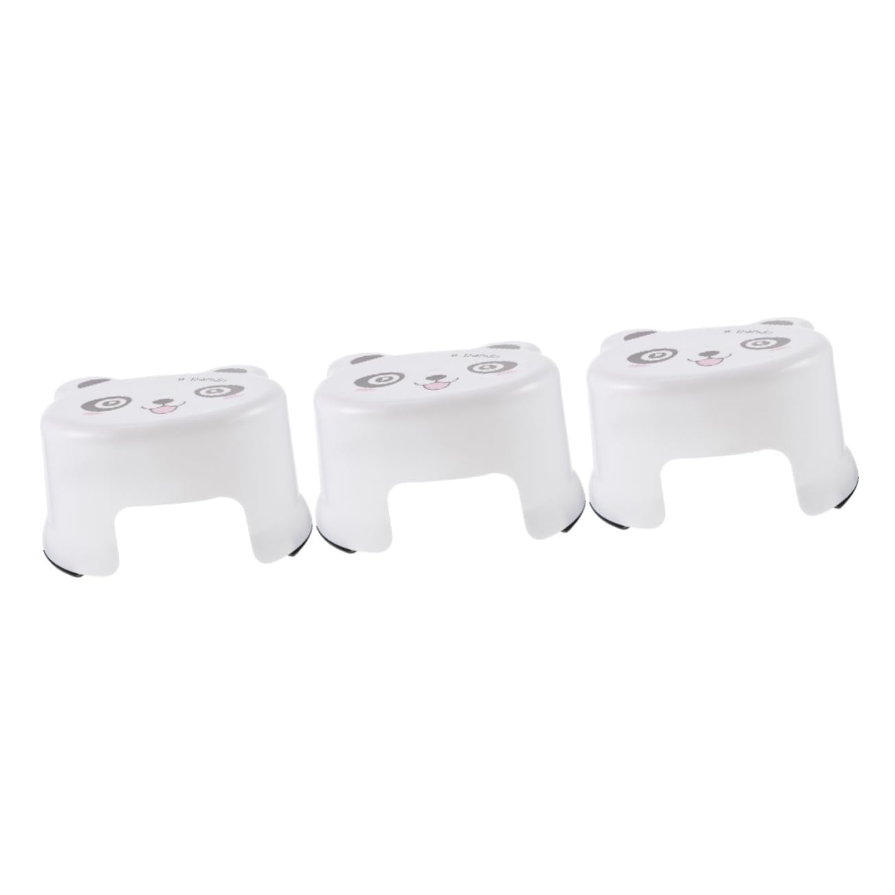 Toyvian 3piezas Taburete Antideslizante para Niño Niña Escalón De Baño para Entrenamiento De Inodoro y Lavado De Manos Banquito De Resistente y Ligero Uso Familiar y Seguro