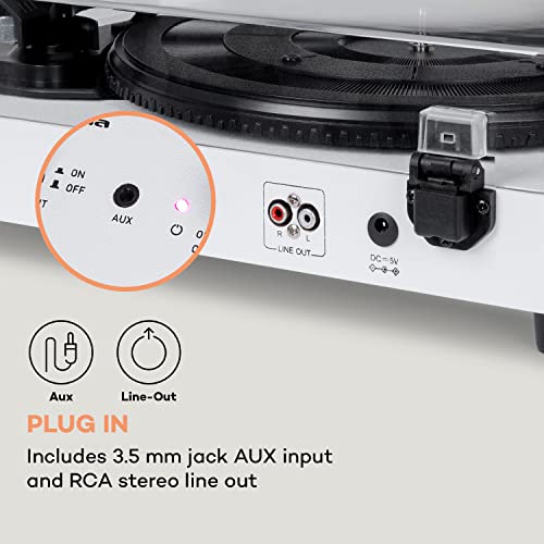 Auna Platine Vinyle Bluetooth, Tourne Disque Vinyle USB avec Haut parleur, Tourne-disques Audio Vinyle 33 tours, Chaine… - Les Beatles, Paul McCartney, John Lennon, RIngo Starr, George Harrison Auna Platine Vinyle Bluetooth, Tourne Disque Vinyle USB avec Haut parleur, Tourne-disques Audio Vinyle 33 tours, Chaine… – Image 8