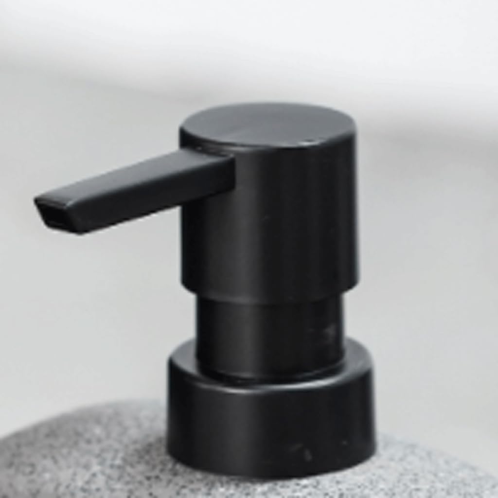 dispenser di sapone, Dispenser manuale di sapone da banco, pompa for lozione, bottiglia di sapone, contenitore for cemento, 200 ml/7 once (Color : Grey)