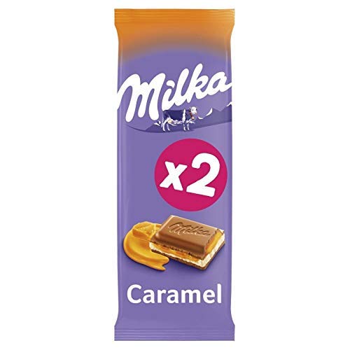 MILKA - Juego de 4 barras de chocolate (200 g)