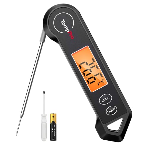 TempPro Fleischthermometer Digitaler Grillthermometer IP65 Wasserdicht