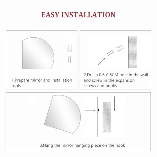 Miroir de bain LED 3 couleurs variable et désembueur