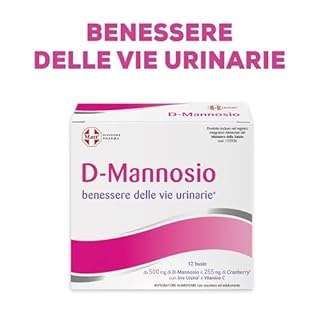 Matt, D-Mannosio 500 Cranberry, Integratore Alimentare per il Benessere delle Vie Urinarie con D-Mannosio, Cranberry, Uva Ursina e Vitamina C, Confezione da 12 Bustine