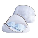 BH Wäschenetz für Waschmaschine, Wäschesack Wiederverwendbare BH-Wäschenetz mit Reißverschluss,ideal für BHS, Schuhe,Kleidung, Socken, und Baby Kleidung -2-Set