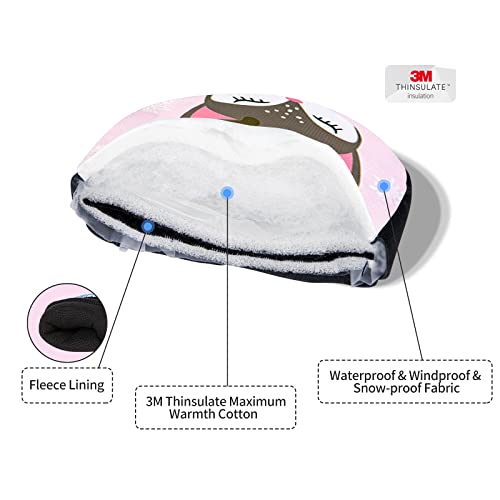 Copozz Ski Mittens Kids, 3M Thinsulate Insulated Thermal Child Snow Gloves Windproof Warm Winter Ski Gloves For Boys Girls #TOP4