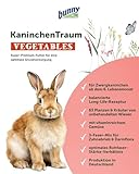bunnyNature KaninchenTraum Vegetables - Zwergkaninchen Alleinfuttermittel ab 6. Lebensmonat - Kaninchen-Futter - 63 Pflanzen, Kräuter & Extra Gemüse - 1,5kg