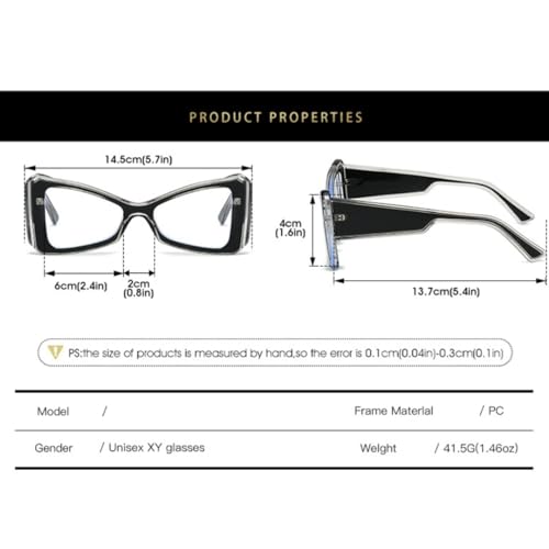 Lunettes anti-lumière bleue œil de chat contre le mal de tête et les yeux secs sur écran