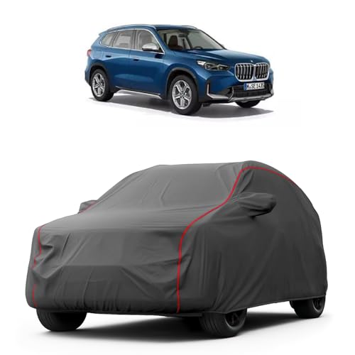 Image of Heavy-Duty Car Cover for Compatible with BMW X1 (2009 to 2025 All Models) Deluxe Car Protection Cover - Waterproof & UV-Resistant All-Season Exterior Protection