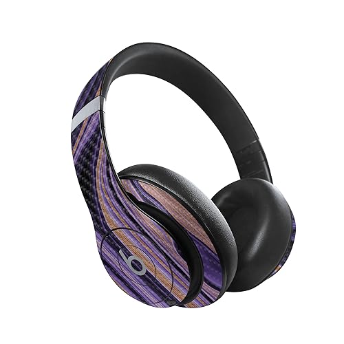 Image of MightySkins Carbon Fiber Skin Compatible with Beats Studio Pro - Purple Jewel | Protective, Durable Textured Carbon Fiber Finish | Easy to Apply