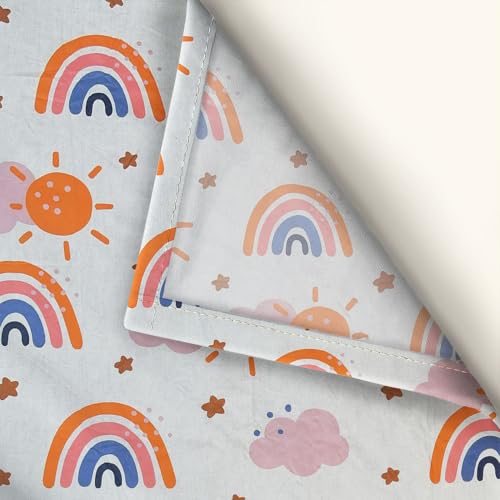 Image of Weave & Decor Cotton Feel Kids Bedsheet Double Bed 90x90 inches, Soft Fabric, Includes 2 Pillow Covers 20x30 inches