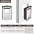 ALUMANI Dog Door for Wall, Dog Door with Double Magnetic Flaps, Double Lock Panels, Steel Frame and Telescoping Tunnel, Doggie Door for Interior and Exterior Wall, Medium, Coffee Color