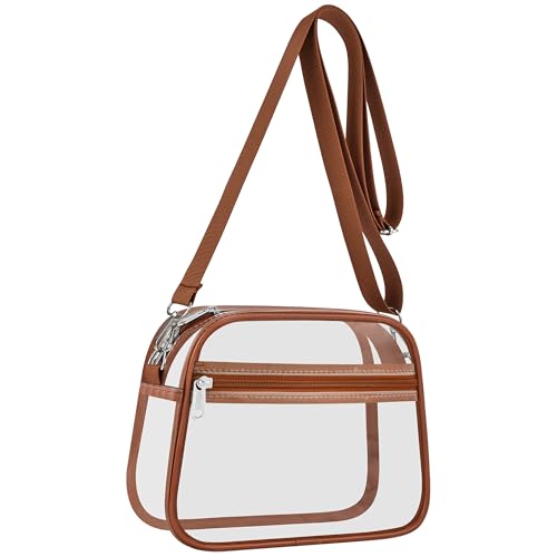 Image of USPECLARE Clear Bag for Stadium Events Clear Sports Fan Handbags Purses