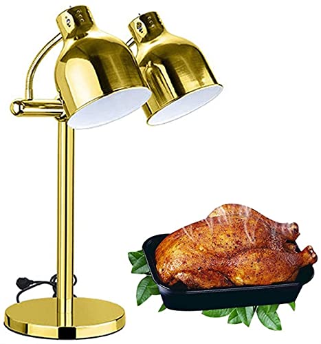 Voedsel Warmtelamp Met Dubbele 275W-lamp Voedselverwarmer Lamp Voedselverwarmer Warmtelamp, Buffet Food Court… - Afbeelding 3