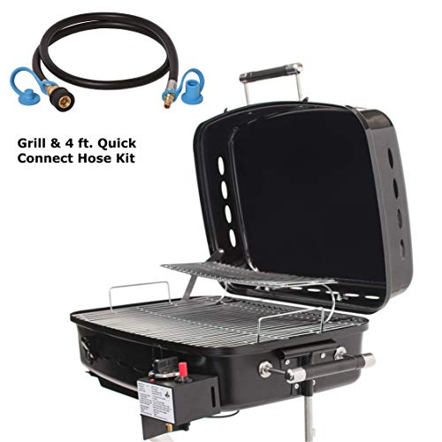 Flame King RV Or Trailer Mounted BBQ Motorhome Gas Grill 214 Sq