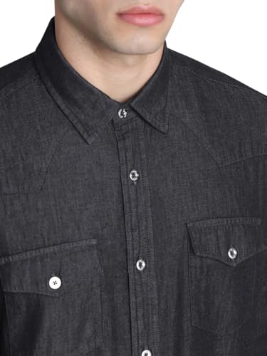 Image of Jack & Jones Men's Cotton Solid Regular Fit Shirt