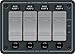Blue Sea Systems 8666 Blue Sea 8666 Contura 4 Bilge Pump Control Panel