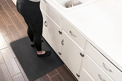 We Sell Mats Multi-Purpose Recycled Rubber Floor Mat For Indoor Or Outdoor Use, Utility Mat For Entryway, Tool Bench, Garage, Under-Sink, Patio, And Door Mat; 24”X36”, Black - Made In The Usa #TOP5