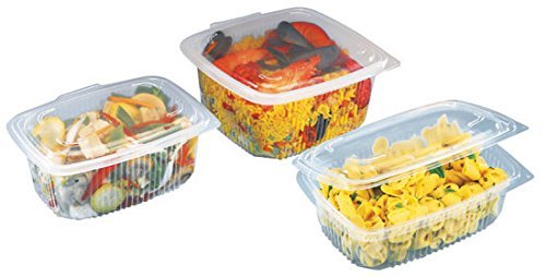 Lotto di 100 confezioni calde con coperchio a