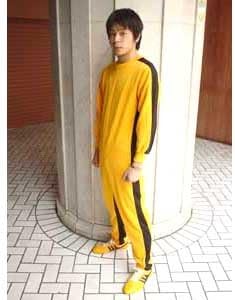 koncrete Bruce Lee Game of Death Yellow Jumpsuit Size : L