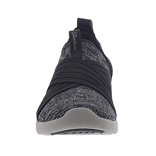 Skechers Sport Arya Women's Slip On 6.5 B(M) US Black-Charcoal