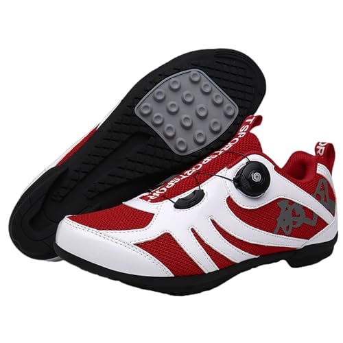 Serenitison Chaussures de Cyclisme VTT Non Verrouillables,Route Baskets de Cyclisme Chaussures,Chaussures de Cyclisme Verrouillage,Chaussures de Vélo de Route...