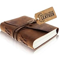 Algopix Similar Product 1 - moonster Leather Journal Writing